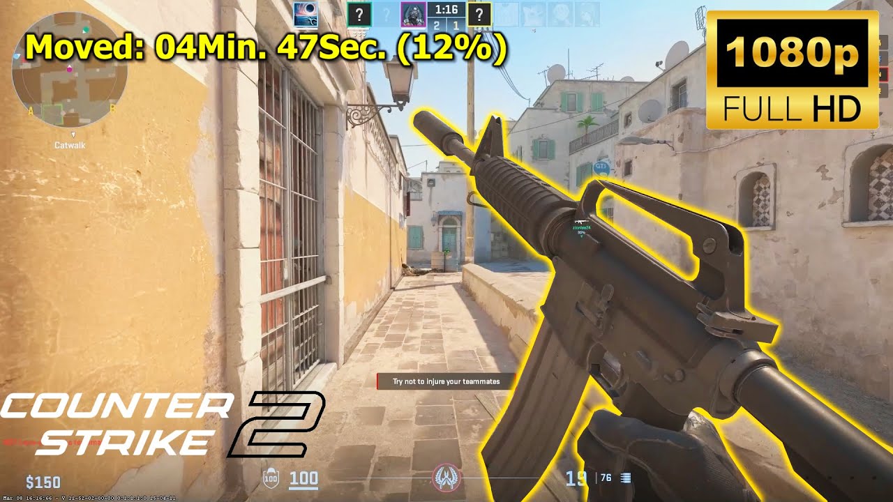 Counter Strike 2 Gameplay Dust II (No Commentary) - YouTube