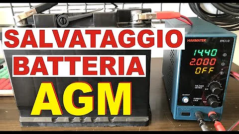 Quale caricabatterie per batterie AGM?