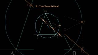 A hidden line in every triangle 😳 #maths #geometry #learnmath #mathematics #stem #education #manim