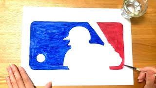 How to paint MLB [Mejor league baseball] logo News