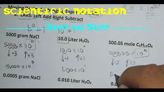 scientific notation advance
