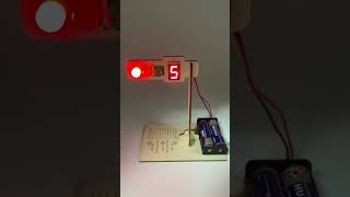 Simple Traffic Light Simulator | Easy DIY Electronics Project #shorts