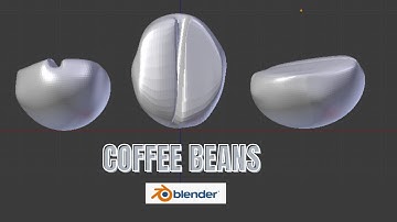 How to Model a Coffee Bean in Blender 2.79