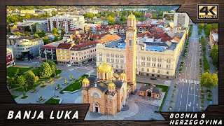 Banja Luka ● Bosnia and Herzegovina 🇧🇦 【4K】 Aerial Cinematic Drone [2023]