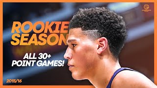 Devin Booker ALL 30+ POINT GAMES in his Rookie Season! ● Full Highlights ● 2015/16 ● 1080P 60 FPS