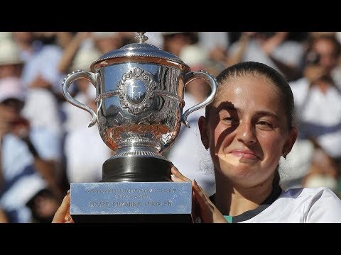 Unseeded, and just 20, Ostapenko wins 1st title