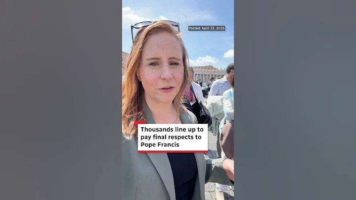 Thousands line up to pay final respects to Pope Francis