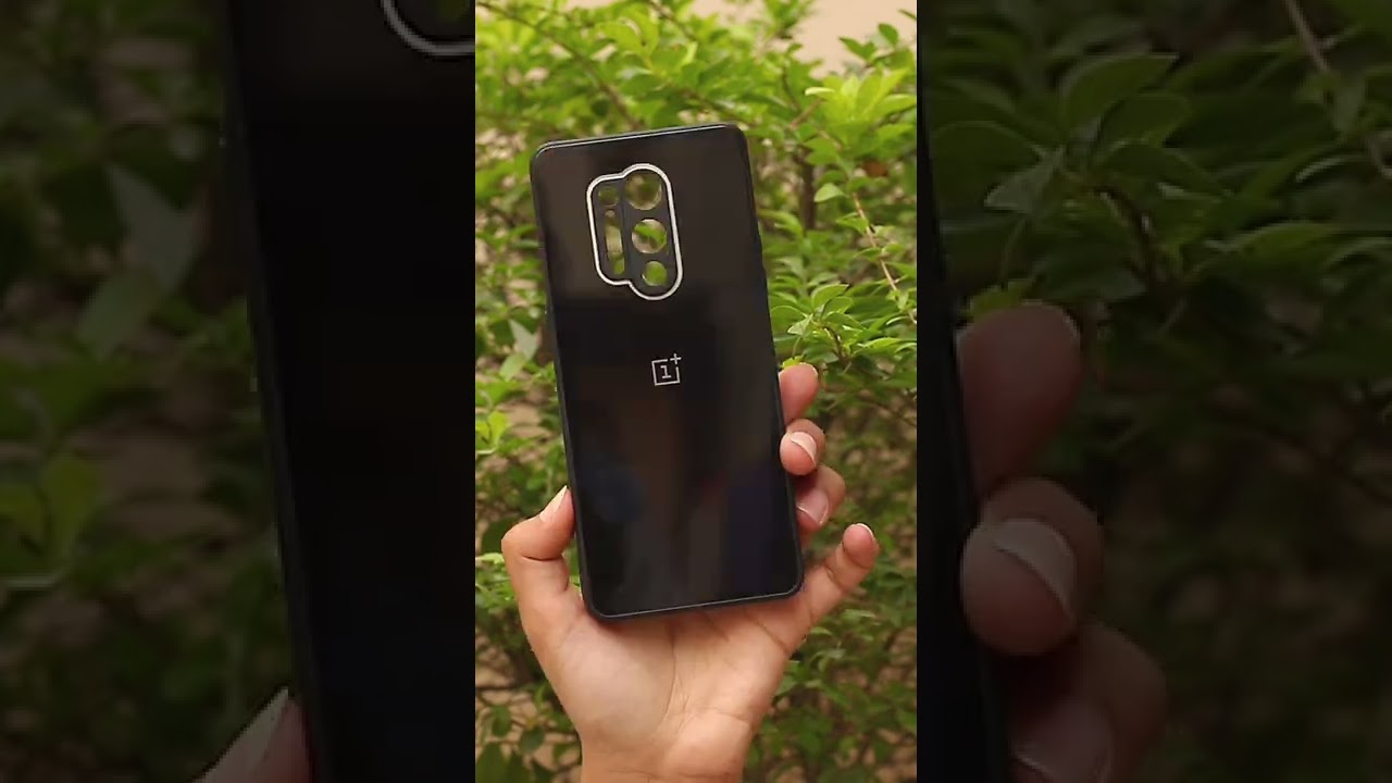 Black Camera Mirror Protection case for Oneplus 8 pro