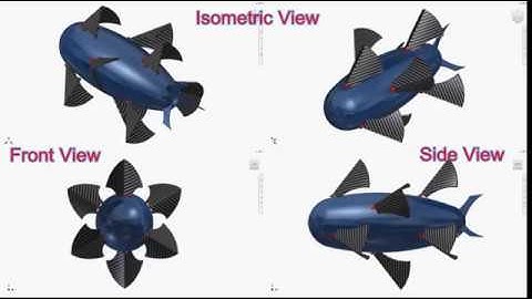 A Bio-Inspire Unmanned Underwater Vehicle (UUV) Concept Design and Simulation