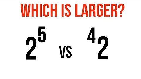 The operation you were never taught | Which is larger? | Tetration Problem