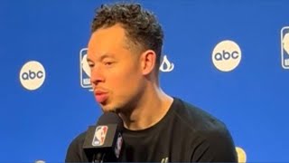 San Antonio Spurs Head Coach Mitch Johnson speaks at NBA Finals media availability