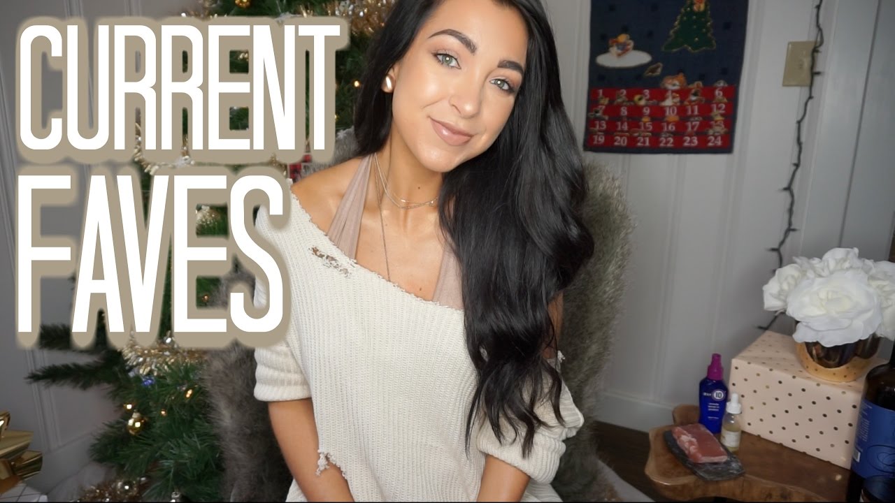 CURRENT FAVORITES // Fitness, Beauty, Fashion, Influencers Vlogmas