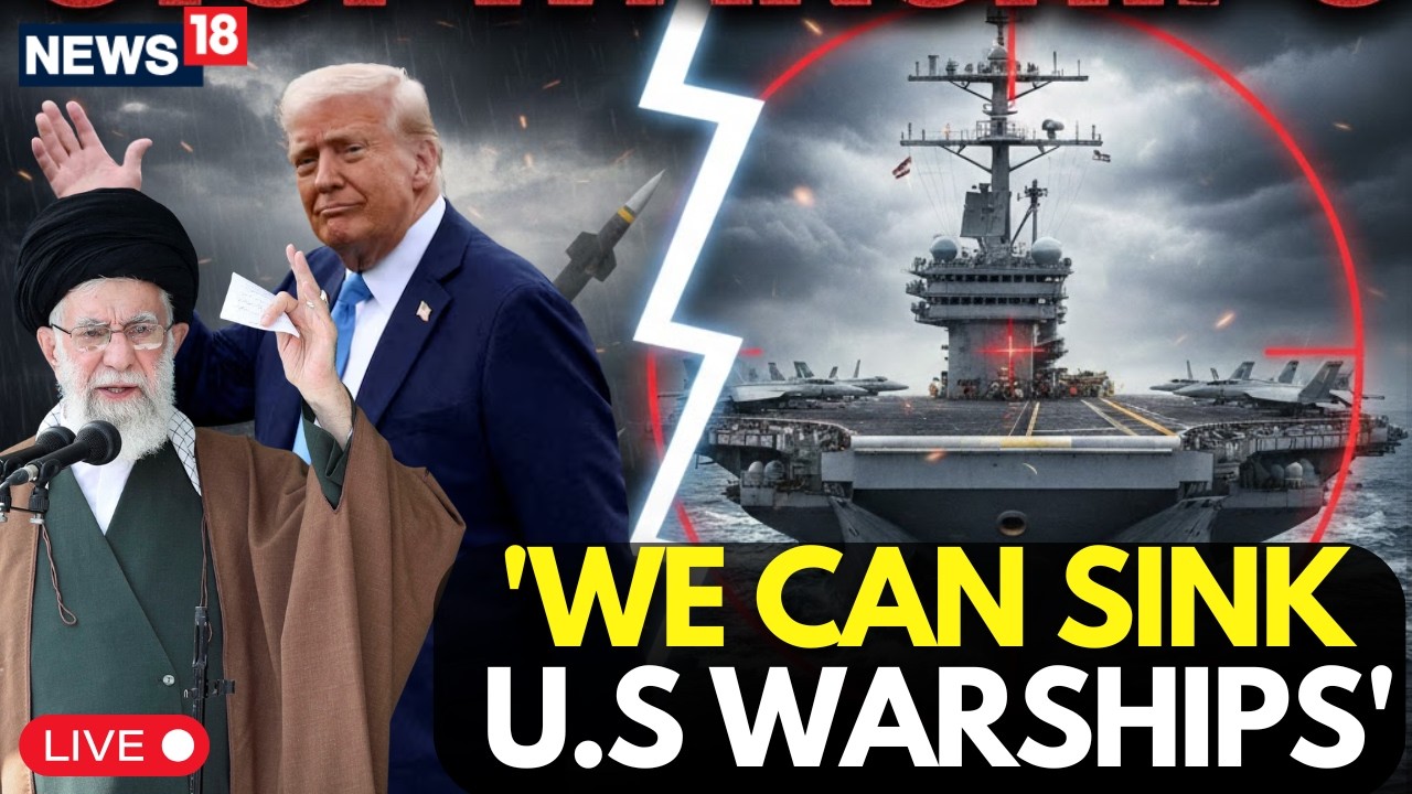 KHAMENEI WARNS: U.S. Warships Could Be Sent to the Bottom of the Sea | Trump's Next Move? | LIVE