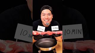 Famous Testing: 10s Steak vs 10mins Steak  from @BayashiTV_ Profile