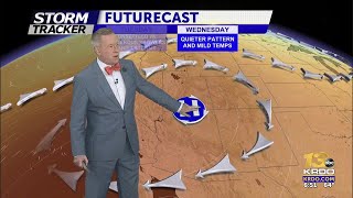 Numersous showers and thunderstorms Tuesday afternoon and evening