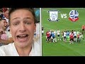 PRESTON vs BOLTON *VLOG* - FAT SCRAP AFTER FULL TIME WHISTLE