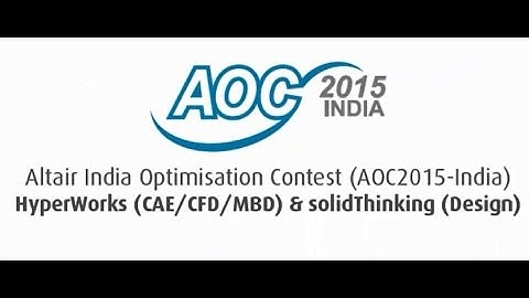 AOC2015: Linear / Non-Linear Contest Models Solution recorded webinar