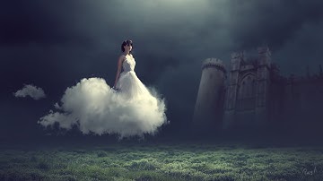 Fantasy Cloud Photoshop Manipulation Tutorial Compositing