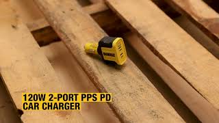 DEWALT 2-Port PPS PD Car Charger