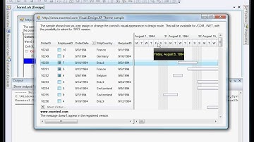 Exontrol VisualDesign XP-Theme