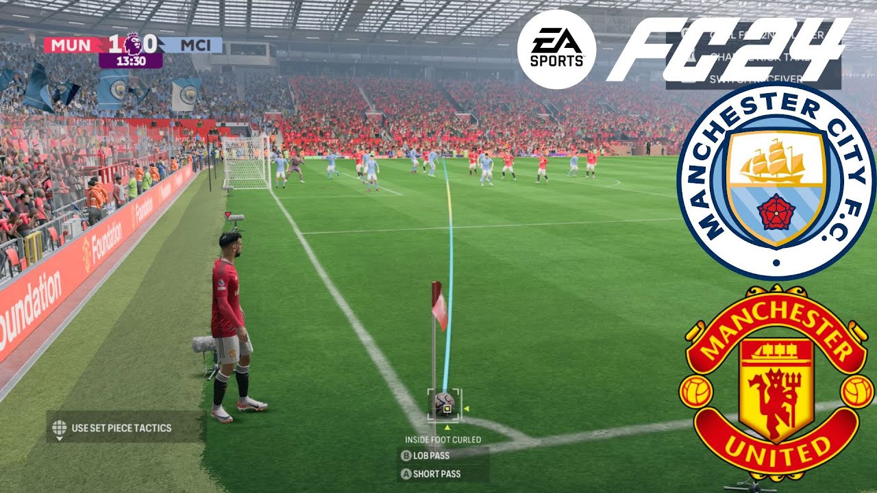 MANCHESTER CITY VS MANCHESTER UNITED | FC24 | PC GAMEPLAY - YouTube