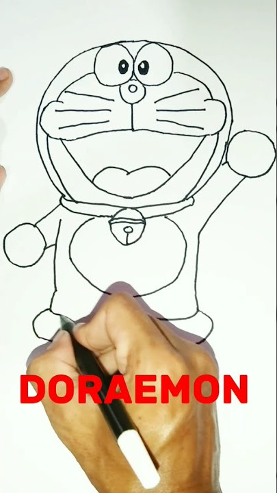 Menggambar Doraemon #viral #viralvideo #videoshort