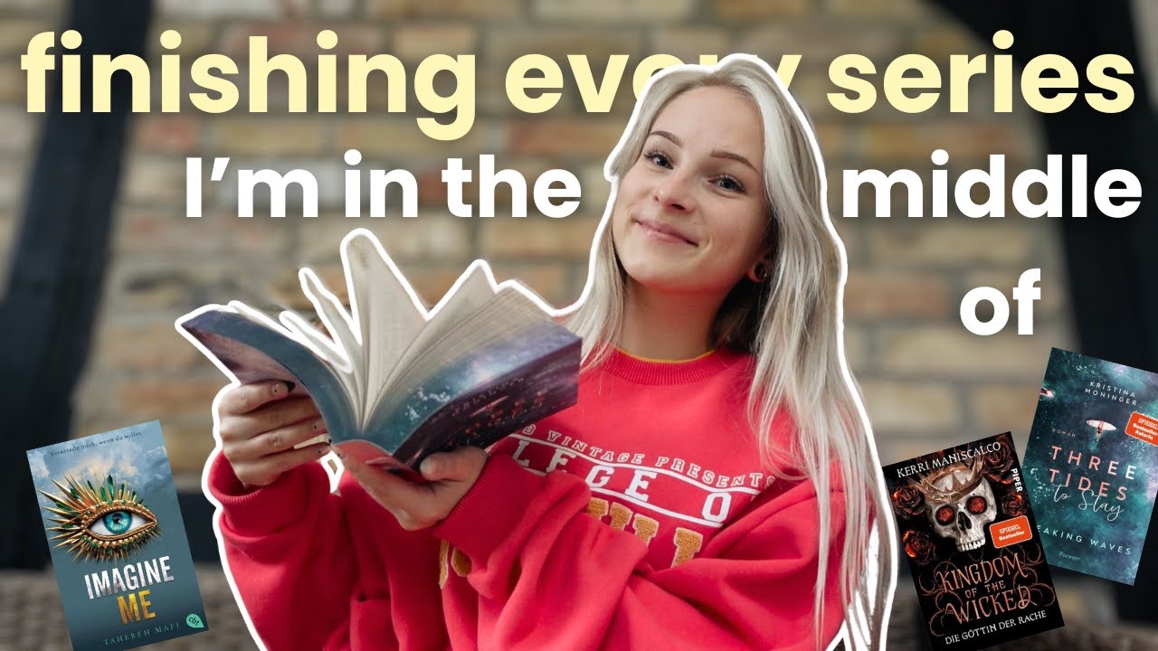 finishing every book series I'm in the middle of! 🧸📖 | reading vlog *episode 2*