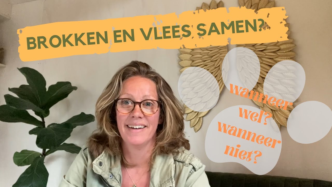 Holistisch dierenarts Suus over het combineren van hondenbrokken en vers vlees
