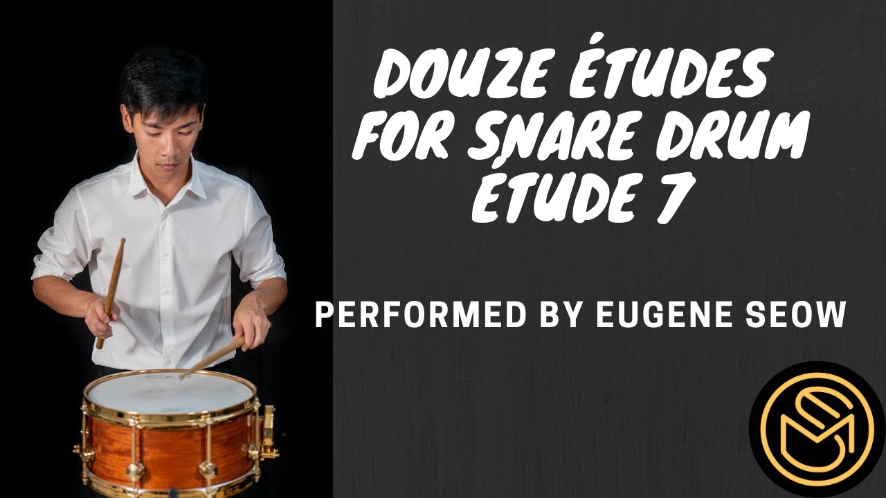 Douze Études for Snare Drum Étude 7 by Jacques Delécluse YouTube