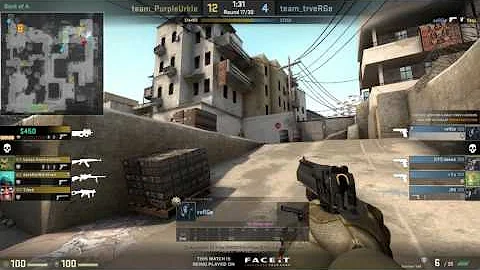 CS:GO One Deag Ace on de_dust2 (5 shots, 5 kills)