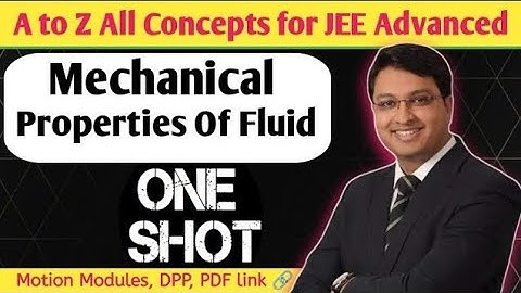 Mechanical Properties Of Fluid By NV Sir 