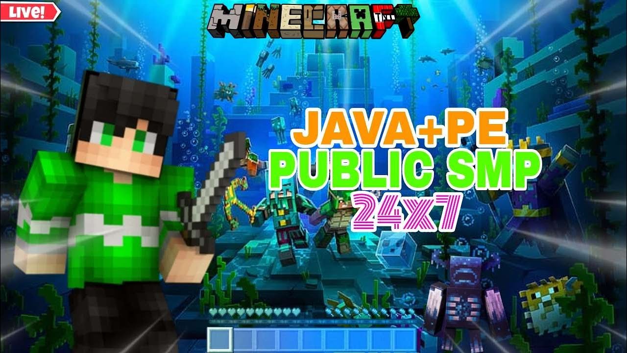 MINECRAFT LIVE || SURVIVAL + PVP + BEDWARS JOIN NOW! JAVA / PE 24/7 ...