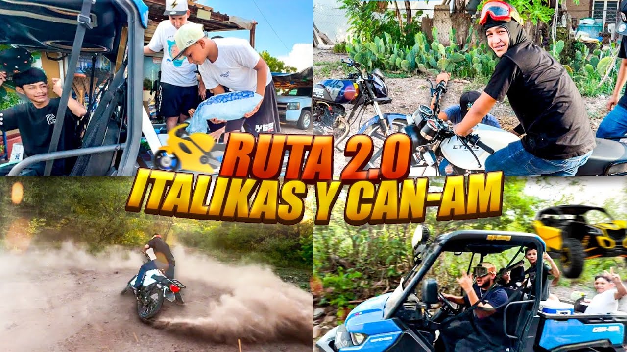ENTRE CERROS EN ITALIKAS Y CAN AM ' 🤣🏍️💨⛰️🏞️ RUTA 2.0 CON SOÑADORES Y GRILLO LA DUDA 🚀👊🏻😎