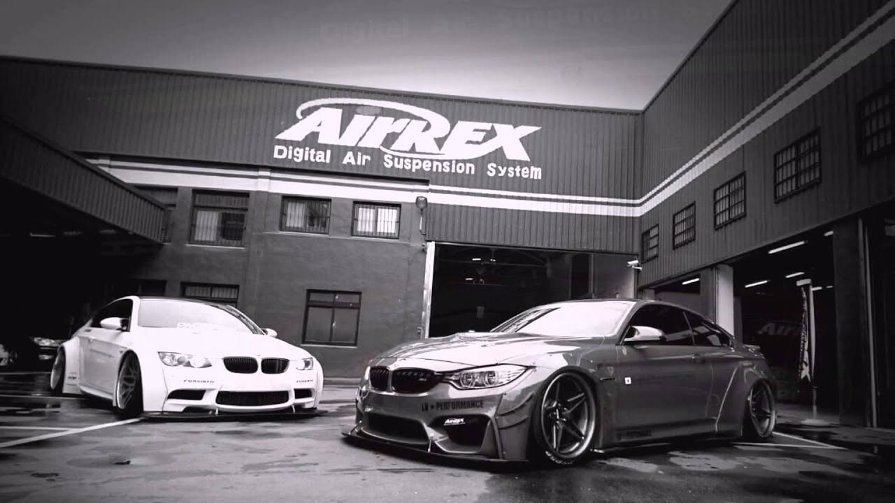 Airrex Digital Air Suspension BMW M4 F82 with Liberty Walk Wide Body