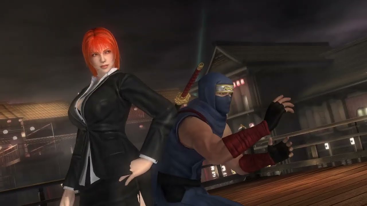 Ninja Gaiden with Ryu Hayabusa and Irene Lew fighting the evil