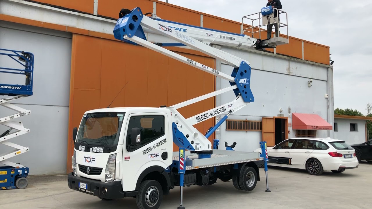 RENAULT MAXITY 130.35 ALLESTITO CON PIATTAFORMA AEREA SOCAGE 20D - DISPONIBILE A NOLEGGIO