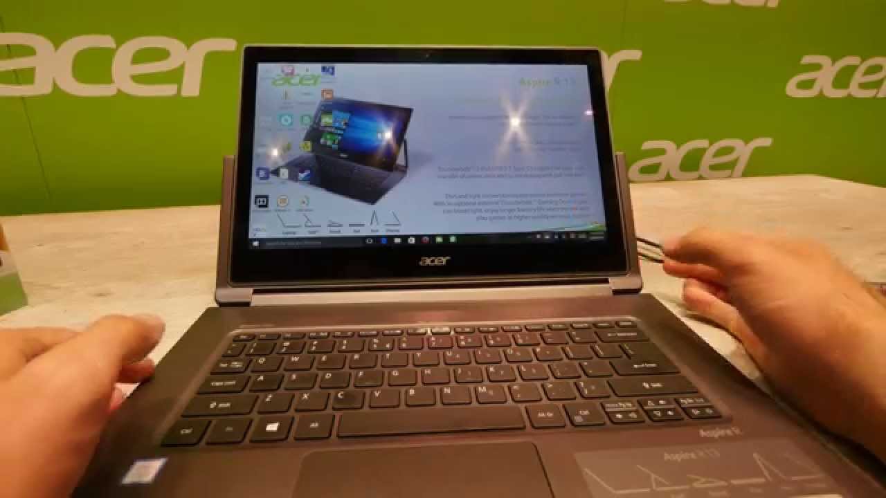 Acer Aspire R 13 (R7-372T) bemutató videó - YouTube