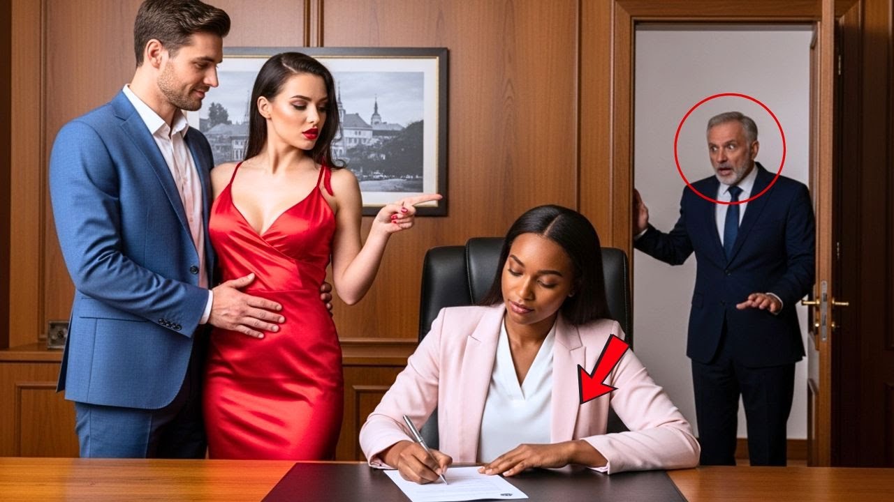 “You’re Nothing,” They Sneered — She Signs Quietly as Her Billionaire Father Watches