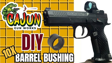 CZ Shadow 2 DIY: Barrel Bushing Replacement -EASY WAY- (Cajun Gun Works)