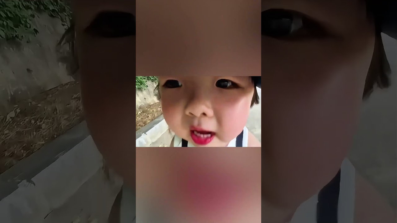 Las imágenes grabadas con la cámara del sombrero de esta niña son demasiado adorables 🥺❤️ #shorts