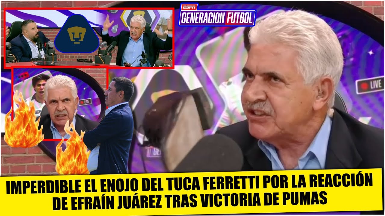Tuca ENFURECIÓ y calificó de INNECESARIO el gesto de EFRAÍN JUÁREZ a los aficionados | Generación F