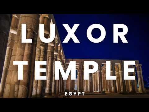 Alone at Night at the Temple of Luxor, Egypt | Walk Through Thousands of Years of History