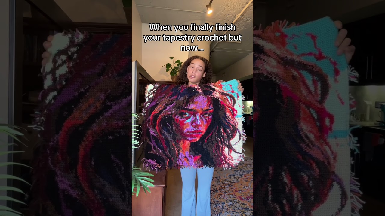 Finally finished my tapestry crochet 