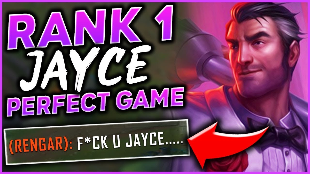 HOW TO PLAY JAYCE PERFECTLY IN SEASON 9! RANK 1 JAYCE WORLD GAMEPLAY! - League of Legends