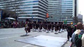 2014 St.Patricks Day Parade: Police n Fire (pipes n drums)