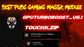 GAMING LAG FIX LATEST MAGISK MODULE 🔥😈 GPU TURBO BOOST/TOUCHX 2 PERFECT MODULE FOR  GAMING