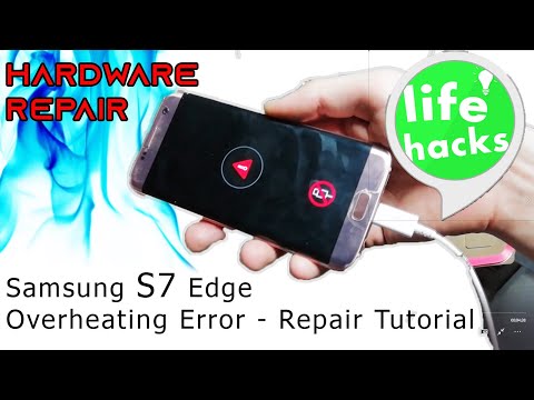 Samsung S7 Edge G935F Overheating Error Issue  Repair Tutorial erro de superaquecimento do telefone