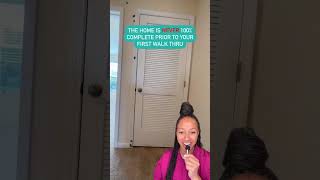 Buying a New Construction Home in Jacksonville Florida: First Walk Through