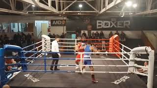 Amateur boxing - Vicious knockdown - Auckland Champs 2023 - Mosese Houma - CKB
