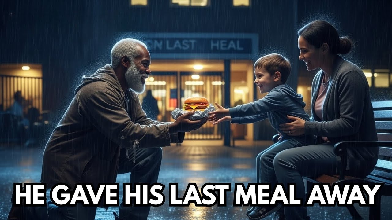 A Starving Homeless Man Gave His Last Meal to a Sick Child — What Happened Next Changed His Life.